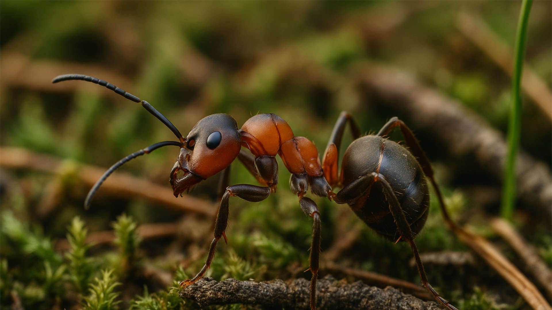 KI-generiertes Foto einer Waldameise (ChatGPT)